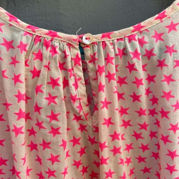Peek Kids Pink Stars tunic, size 8 - Picture 3 of 10